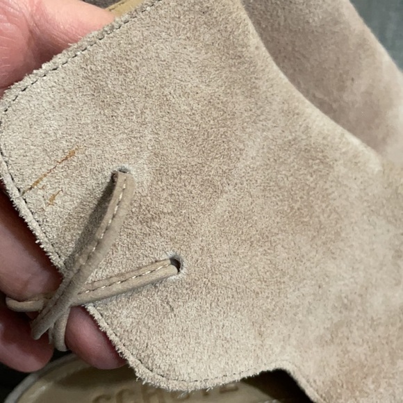 Schutz Binalia Lace Up Suede Block Heel Sandals size 6 - Picture 10 of 11